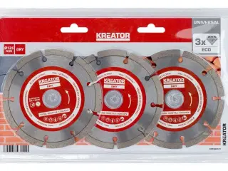 Diamantklinger til sten 125 mm - 3 stk