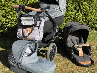 Emmaljunga NXT90B incl. Klapvognssæde (Kombivogn)