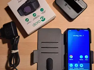 Doro 8210 med diverse tilbehør