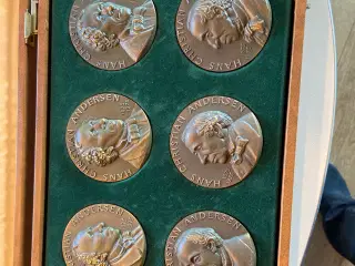 H C Andersen medaljer 8 stk
