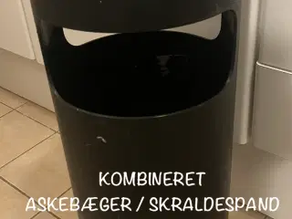 Kombi askebæger / skraldespand