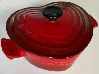 Le creuset Hjerteformet gryde