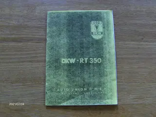 DKW RT350 Brugsinstruktion