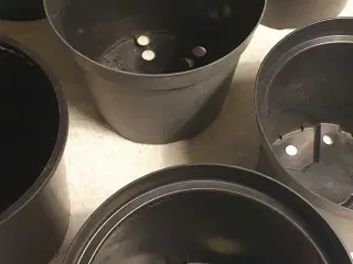 Plastpotter,  urtepotter 