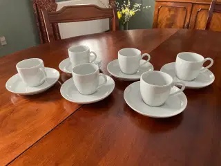 6 par espressokopper