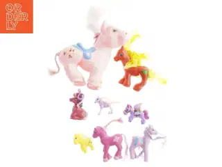 Samling af My Little Pony figurer (str. Blandede størrelser fra ca. 5 cm til 15 cm i højden)