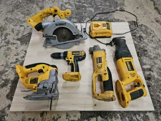 Dewalt værktøj sælges samlet.