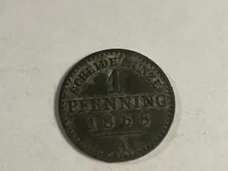 1 Pfennig 1868A Germany