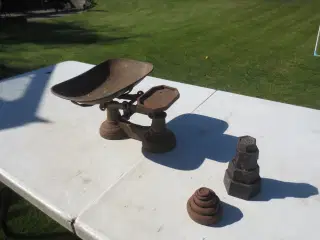 1 stk Retro Vægt med 2 slags lodder