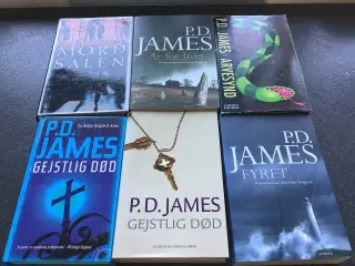 P.D. James bøger - 6 stk.