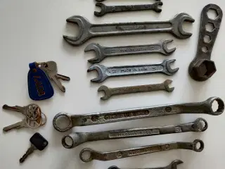 Fastnøgler til Lada / Fiat slut 70'erne