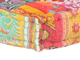 Hynde til pallesofa stof patchwork flerfarvet