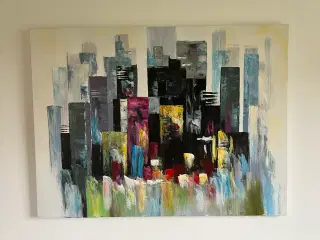 Maleri på lærred 120x90 cm