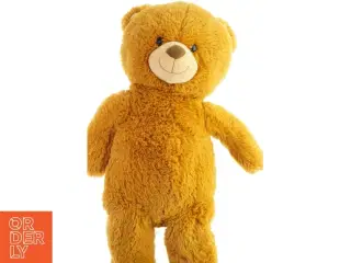 Brun bamse fra Xmile (str. 100x45 cm) har været i bad ❤️