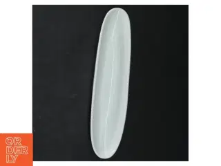 Hvidt porcelænsfad (str. 21 cm)