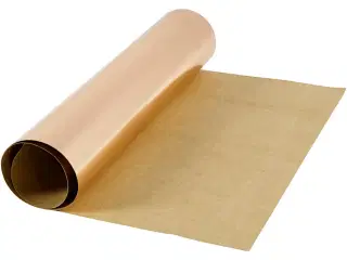 Læderpapir, B: 49 cm, ensfarvet,folie, 350 g, rosaguld, 1m/ 1 rl.