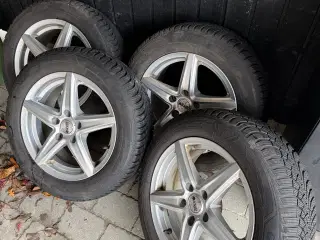 Vinterhjul på alu fælge 