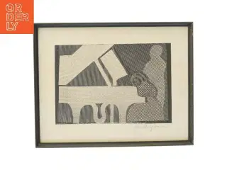 Grafisk tryk af Dan Sterup Hansen (str. 39,5x31 cm)