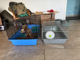 Hamster bur med tilbehør