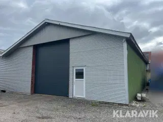 Spær og port til hal 178 kvadratmeter