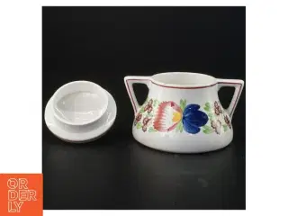 Porcelænskål med låg fra Villeroy & Boch (str. 15 x 12 x 11 cm)