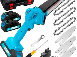 Motorsav akku 6" – Extralink TM-107, børsteløs, 20 V 1,5 Ah