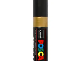 Posca Tusch, PC-8K, streg 8 mm, broad, guld, 1 stk.