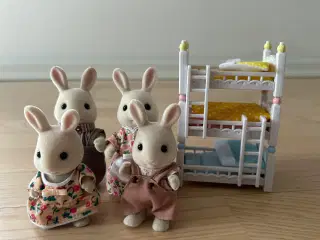 Sylivian kaninfamilie + køjeseng