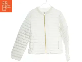 Hvid quiltet jakke med perlede detaljer fra Miss Original Marines (str. 152)
