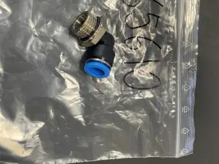 Quick Kobling, 90° Ø 12 mm. 1/2" Gevind