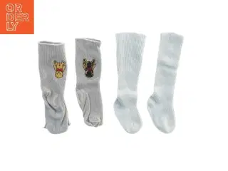 Børnestrømper med dyremotiver (str. fod 7 cm længde 19 cm)