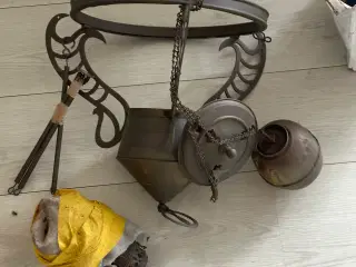 Messing Petroleumslampe