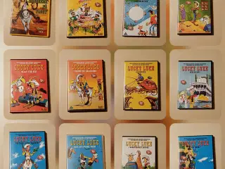 Lucky Luke dvder - 12stk- samlet pris