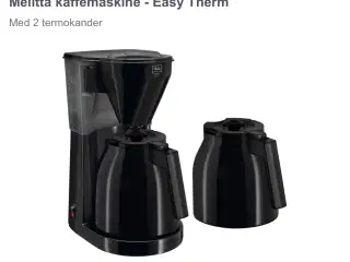 Melitta Kaffemaskine Easy Therm sort 2 kander