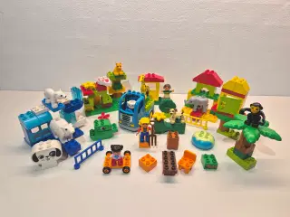 Duplo Zoo med Dyr, Mennesker, Lastbil samt forskel