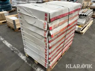 Varmefordelingsplader GT Floor ø20 1150x280 - 9 kasser