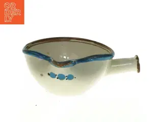 Lille keramik sovsekande fra Knabstrup (str. 20 x 7 cm. 14 cm i diameter)