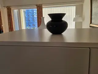 Holmegaard vase, sort