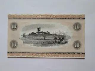 Danmark 10 kr. seddel.