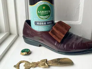 Skohorn/oplukker, messing