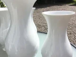 Hvide vaser