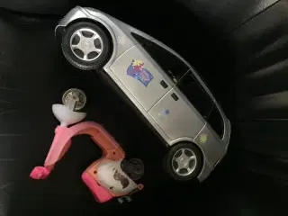 Barbiebil og Barbiescooter