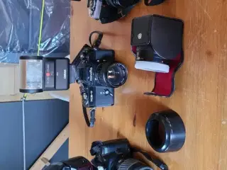 Kameraer + udstyr