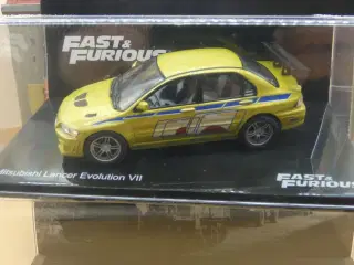 Fast Furious Mitsubishi Lancer Evolution VII 1:43