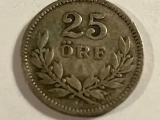 25 øre 1910 Sverige