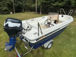 Ryds 430GT m. 25hk 4-takt og nysynet trailer
