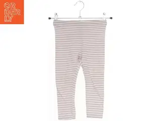 Lyserøde og hvide stribede leggings til børn fra Lupilu (str. 92)