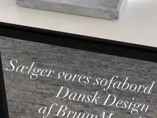 Bruunmunch Sofa Bord. Dansk Design