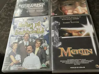 Masser af spændende dvd film + musik dvd