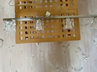 Loftslampe med glas